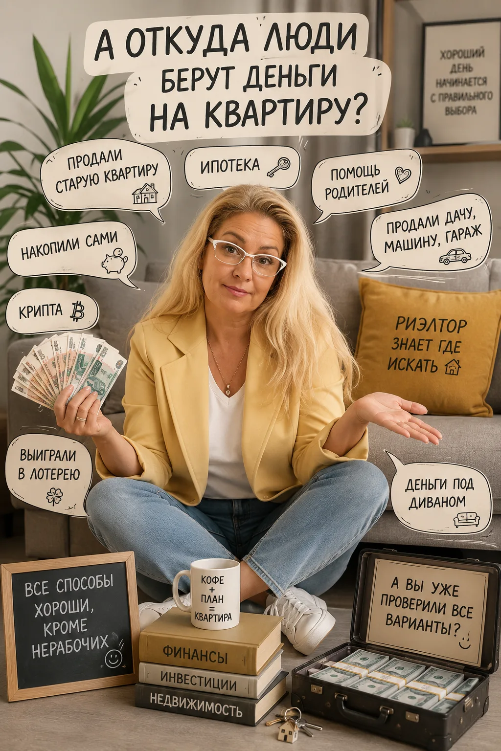 💰 Продолжаем тему: а где люди берут деньги на квартиру?