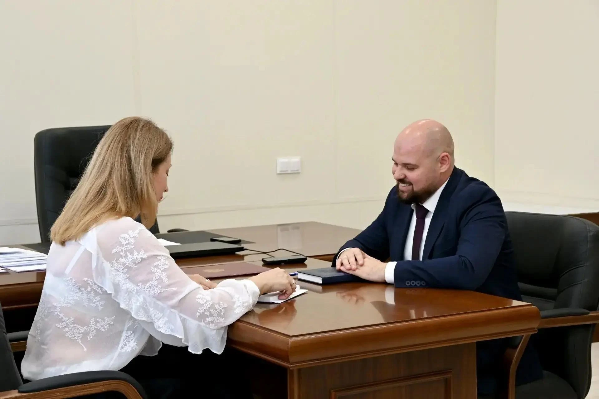 Провел рабочую встречу с заместителем председателя Законодательного Собрания Запорожско...