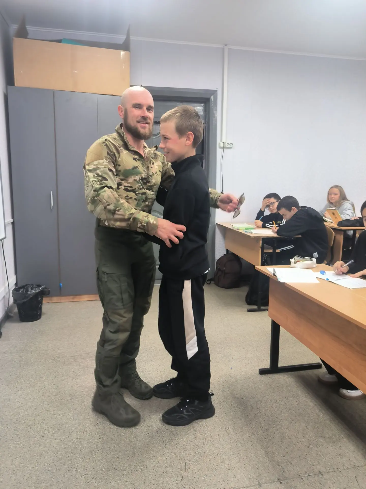 Трогательная встреча: