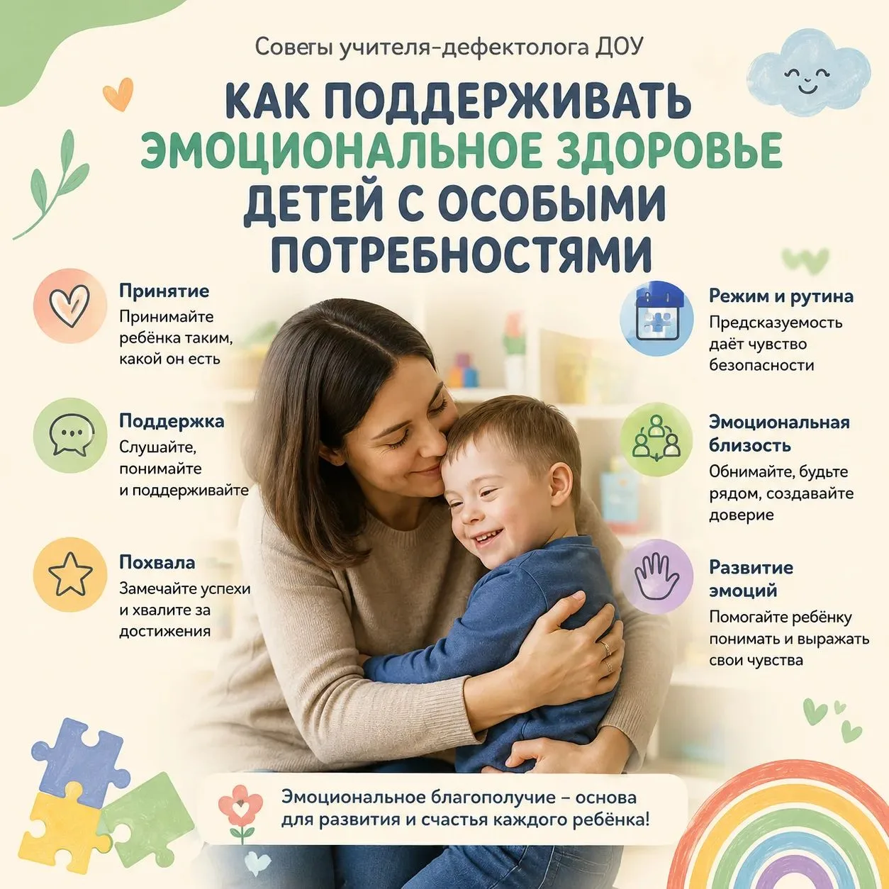 🌿 «Я рядом, я тебя понимаю»: как поддержать эмоциональное здоровье ребенка