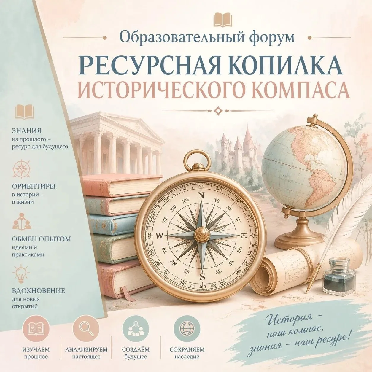 Ресурсная копилка исторического компаса🧭