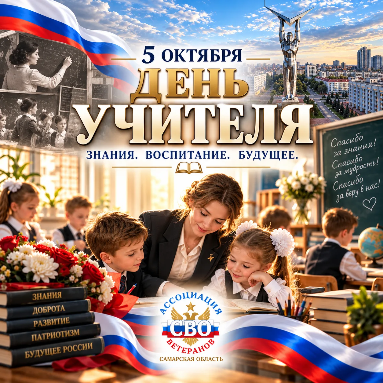 🇷🇺 5 ОКТЯБРЯ — ДЕНЬ УЧИТЕЛЯ