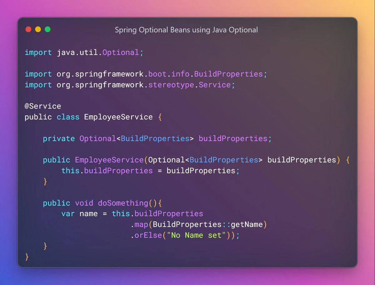 Совет Spring Framework💡