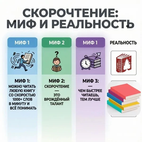 📚 Скорочтение: миф и реальность