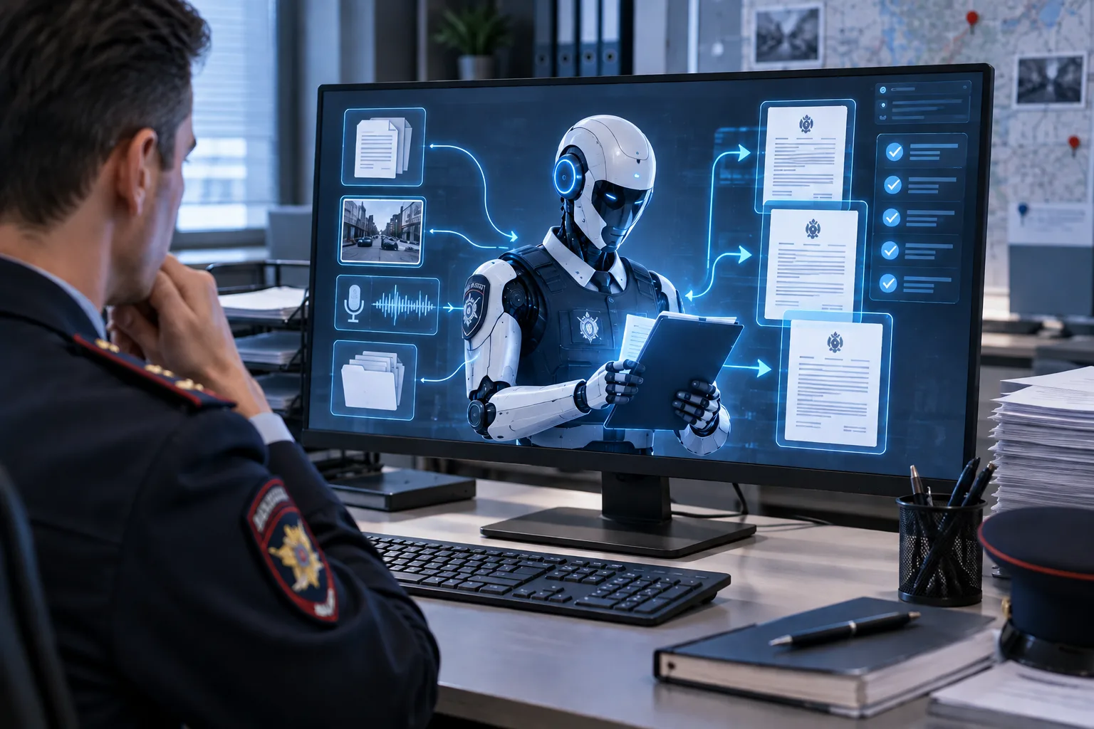 👮‍♂️ ИИ-помощник избавит участковых от рутины