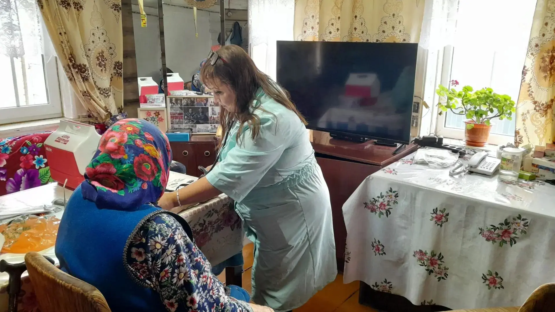 Врач Альбина Альбертовна приехала в деревню Шаймуратово!