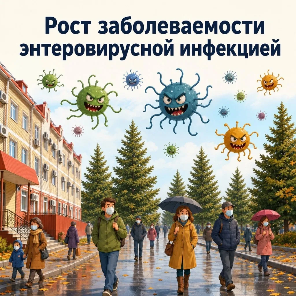 🦠 Рост заболеваемости энтеровирусной инфекцией, сообщает Роспотребнадзор Амурской области