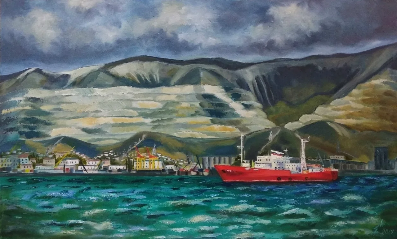 Новороссийск на холсте 🎨