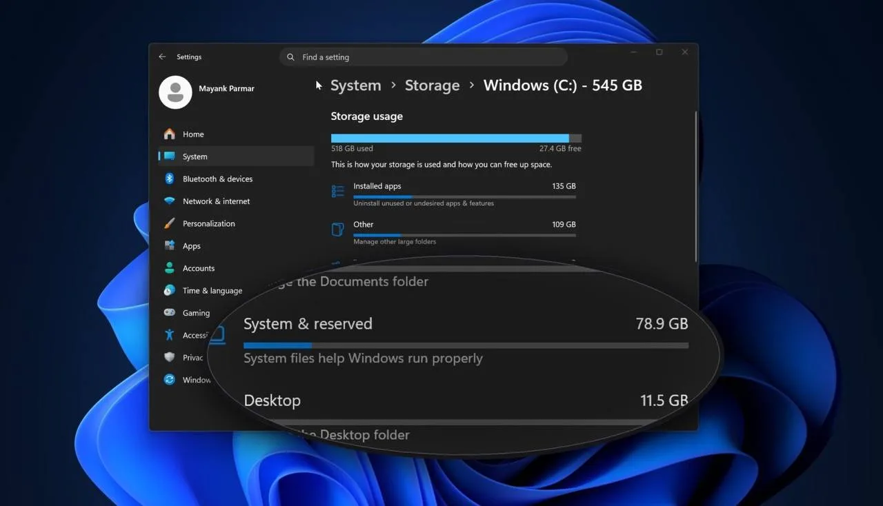 Жесть, Windows 11 может незаметно сожрать до 500 гигабайт на вашем диске — всё дело в б...