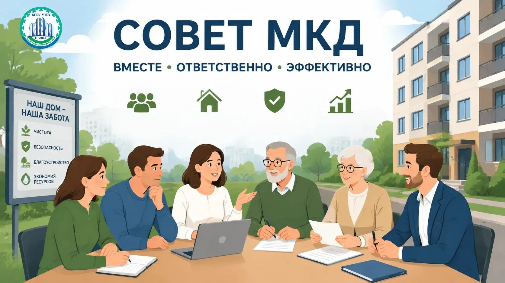 🏠Ваш дом — ваши правила! Создайте Совет МКД и управляйте ситуацией!