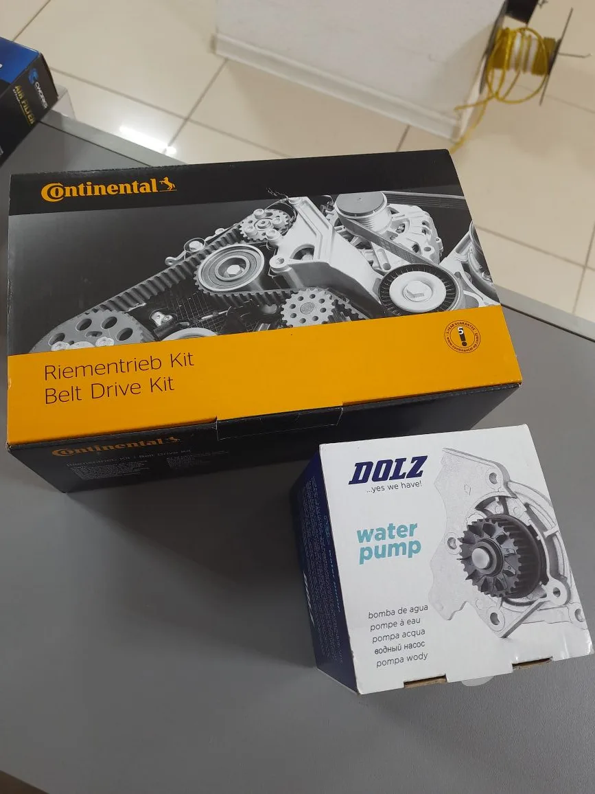 Комплект ГРМ Continental и помпа Dolz для Chevrolet Cruze / Opel Astra