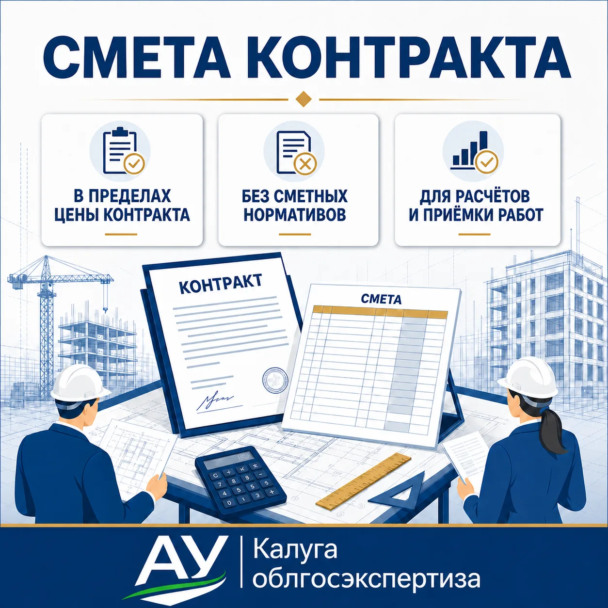 📌 Смета контракта: проектная смета и цена работ — не одно и то же