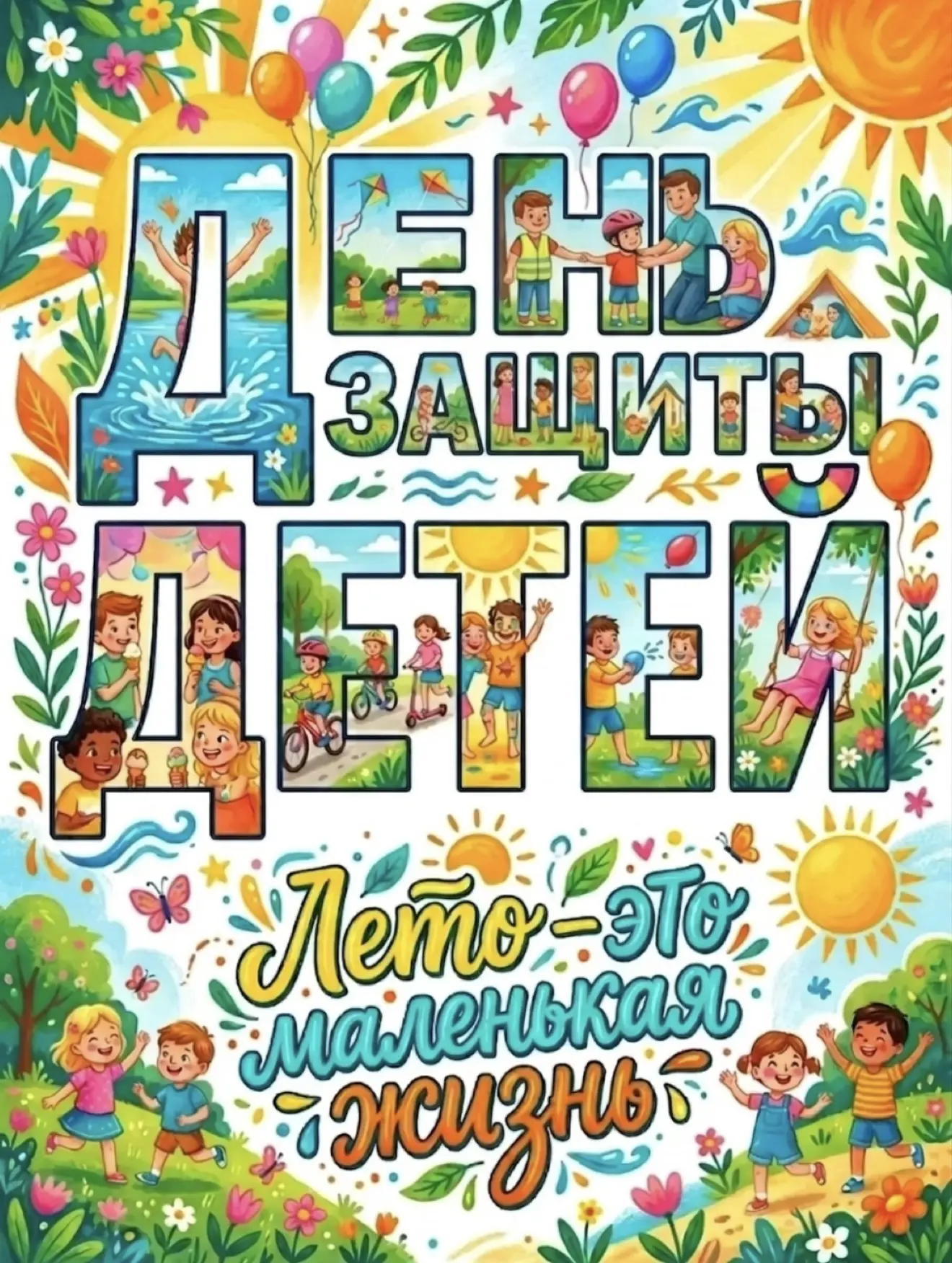🌼Наступил чудесный июньский денёк — День защиты детей! Это особенный день, когда мы ра...