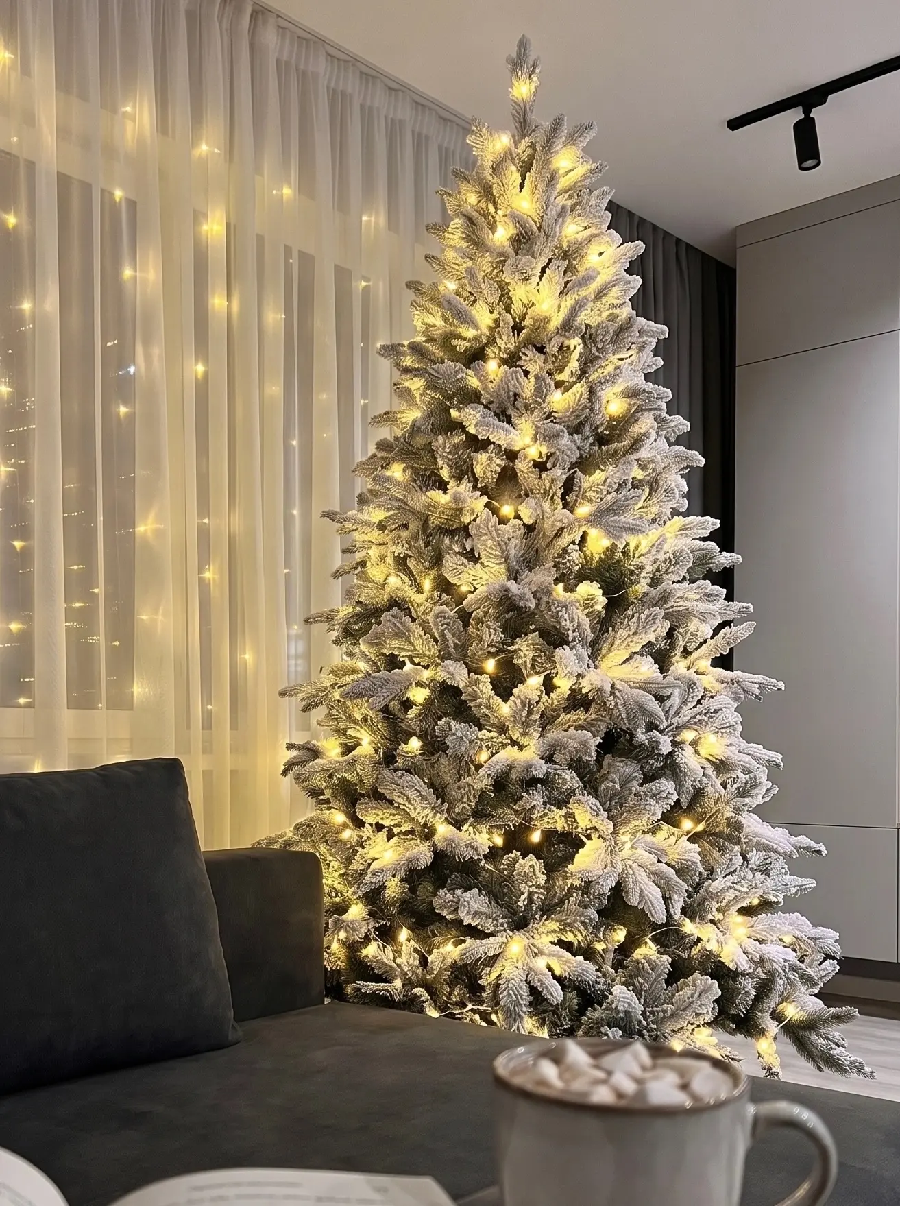Вау! Какая красивая заснеженная елочка 150 см 🎄