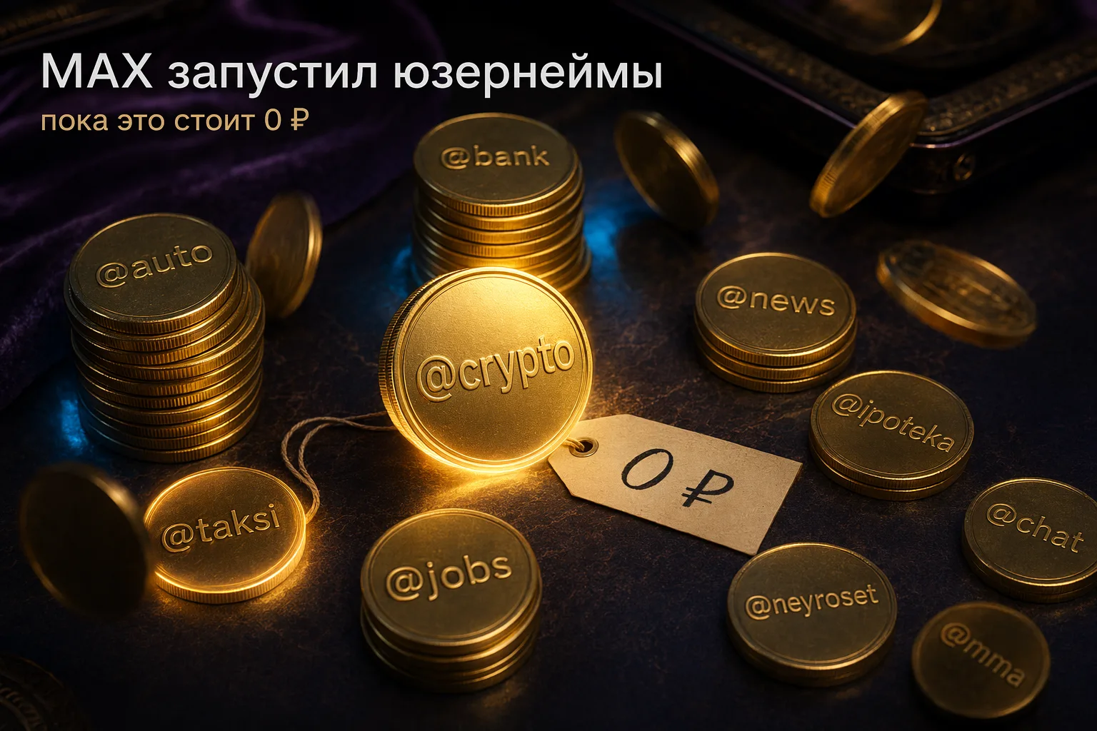 MAX запустил юзернеймы. Я занял 10 за 30 минут.

В Telegram эти же имена ушли за миллионы: @auto — $