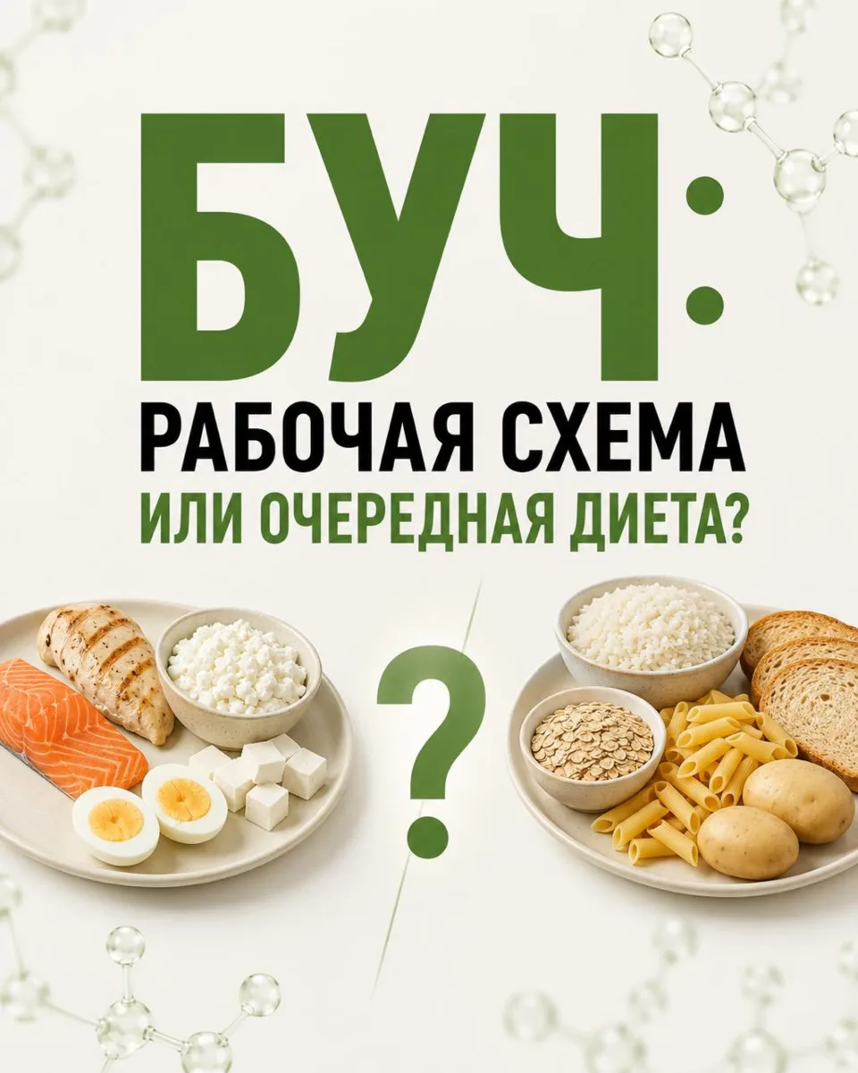 Белковые дни сменяются углеводными, затем смешанный день, и цикл начинается заново. Так...