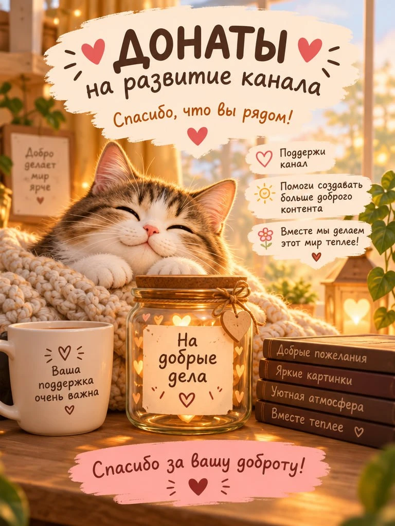 Канал принимает донаты