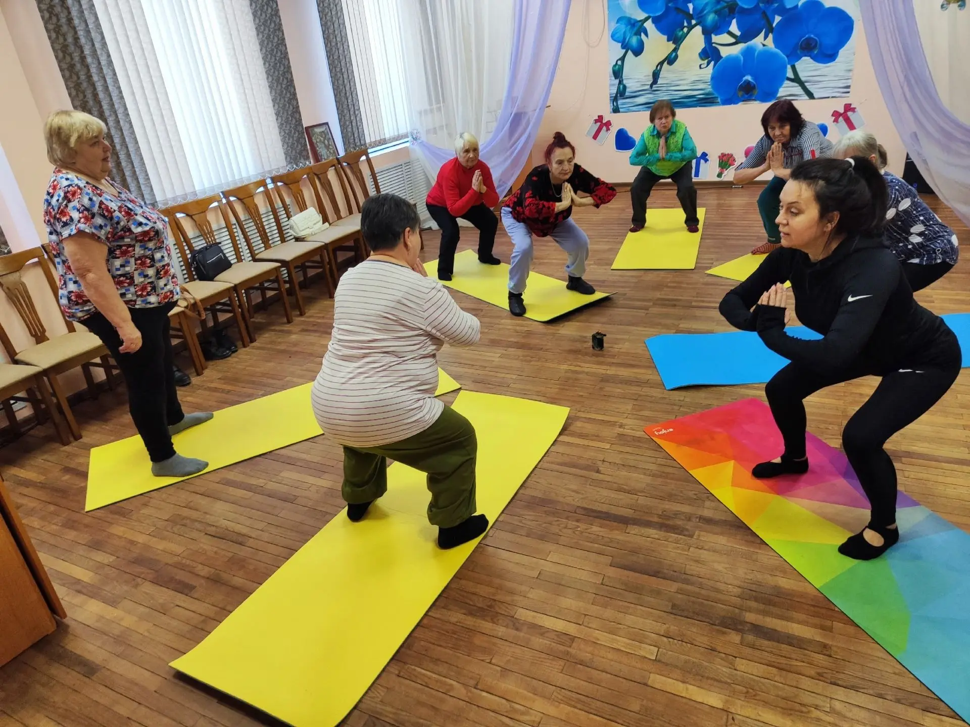 🌟Гармония тела и духа ⁣ 🏡В "Клубе золотого возраста" Монастырщинского комплексного центра социальног