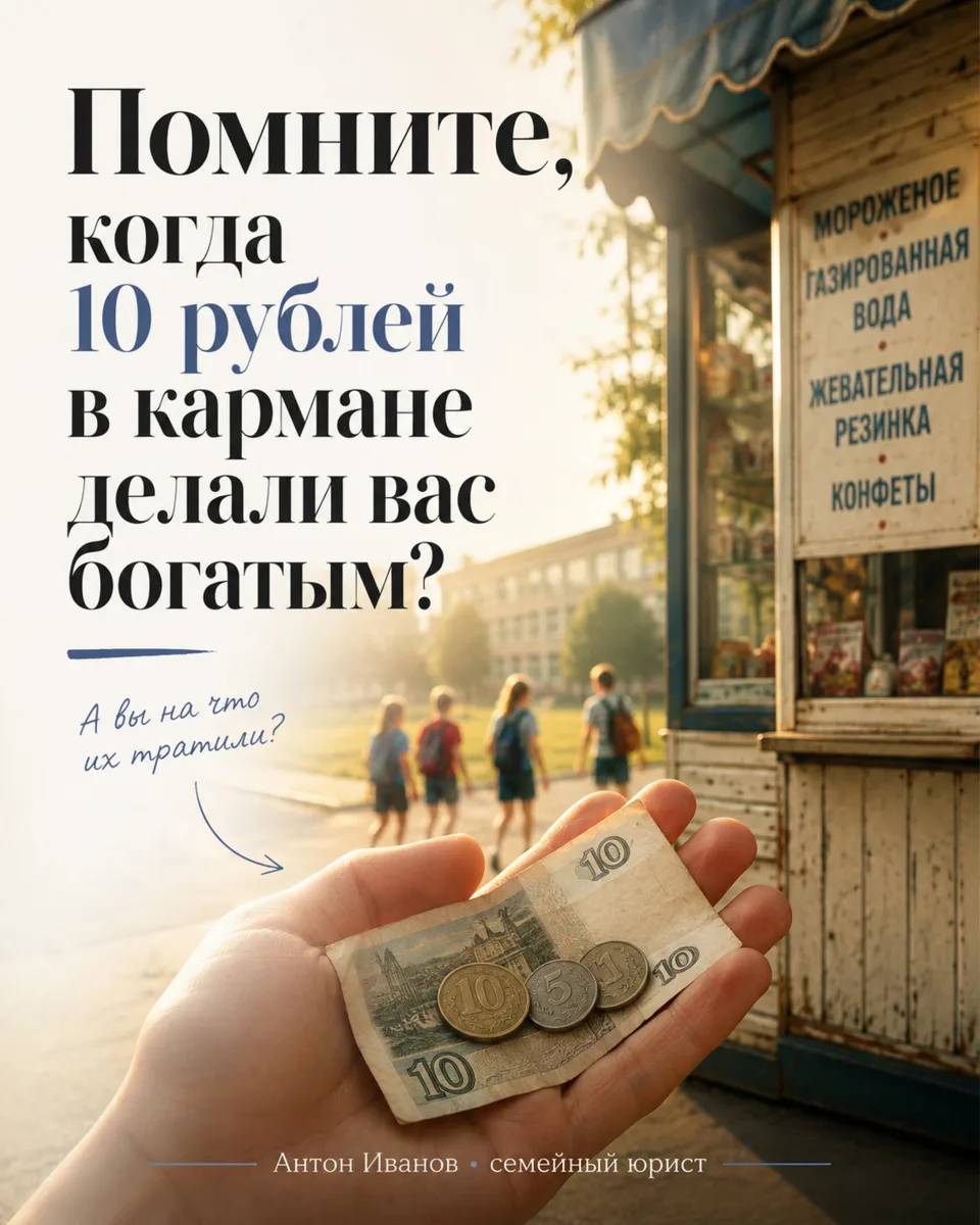 Помните, когда 10 рублей в кармане делали вас богатым? 🪙
