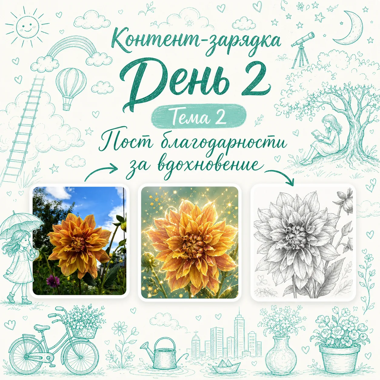 🌻 Контент-зарядка. День 2.