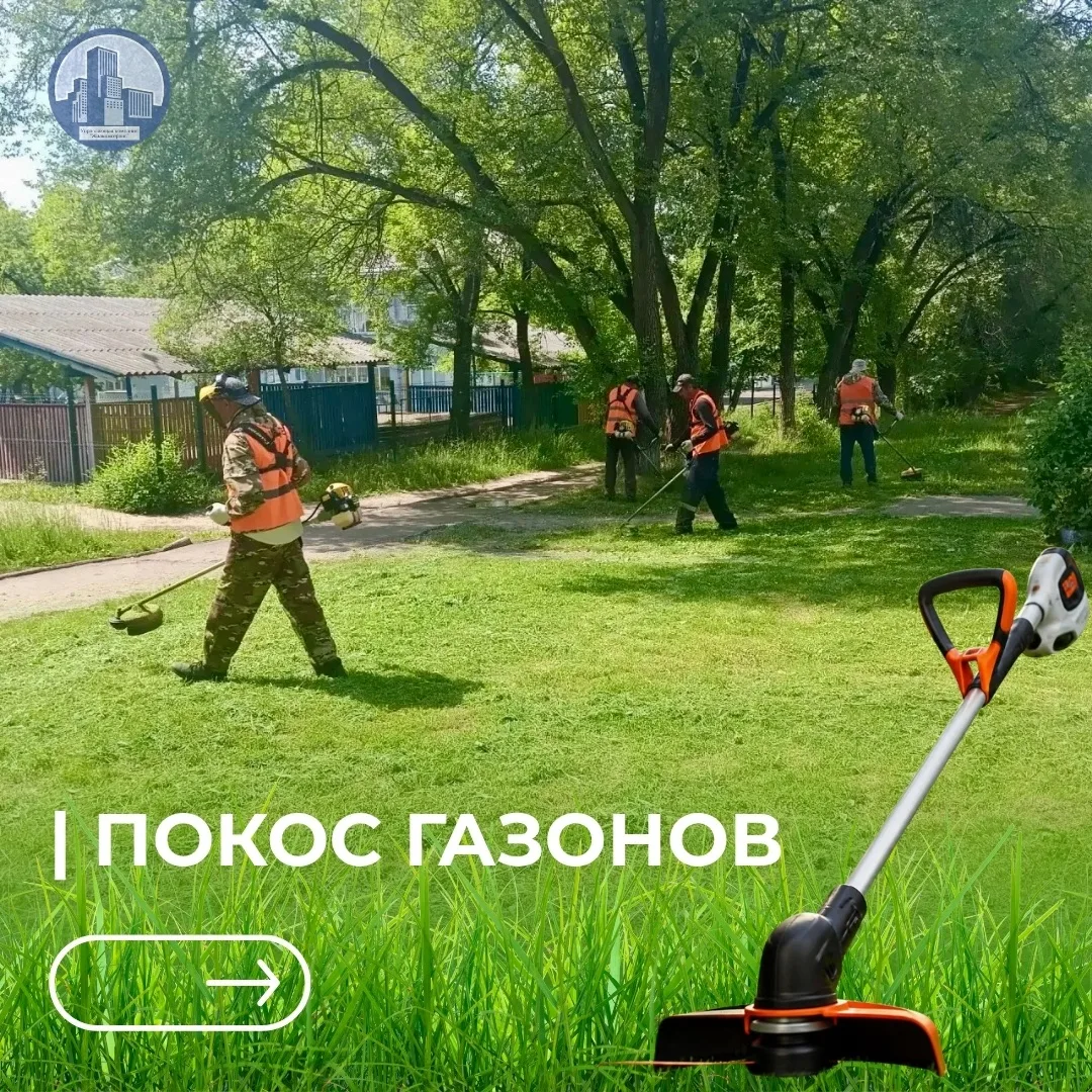 Продолжаем сезонные работы во дворах 🌿