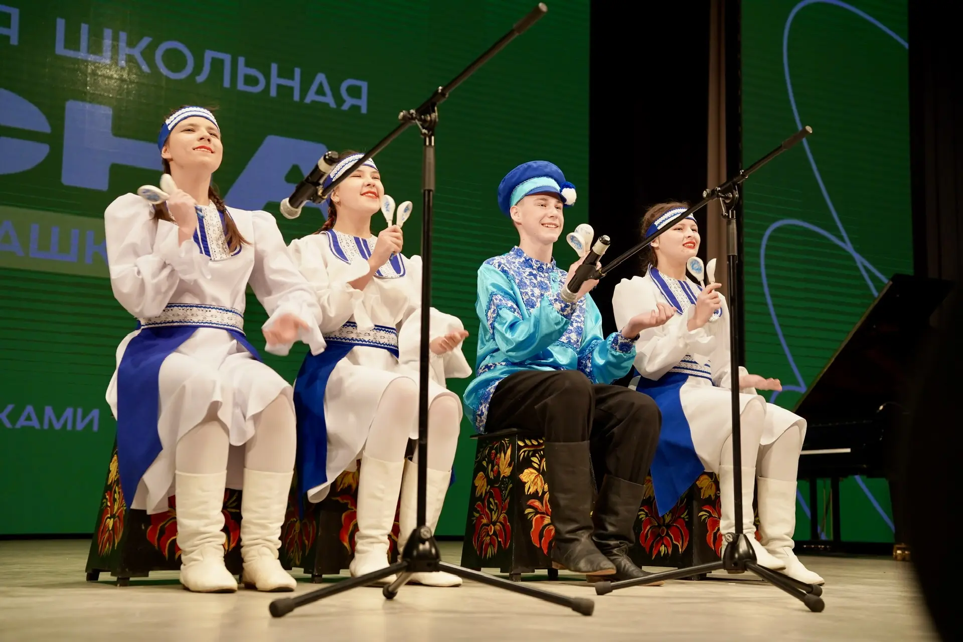 Самые талантливые школьники уже показали себя на республиканской сцене Фестиваля «Российская школьна