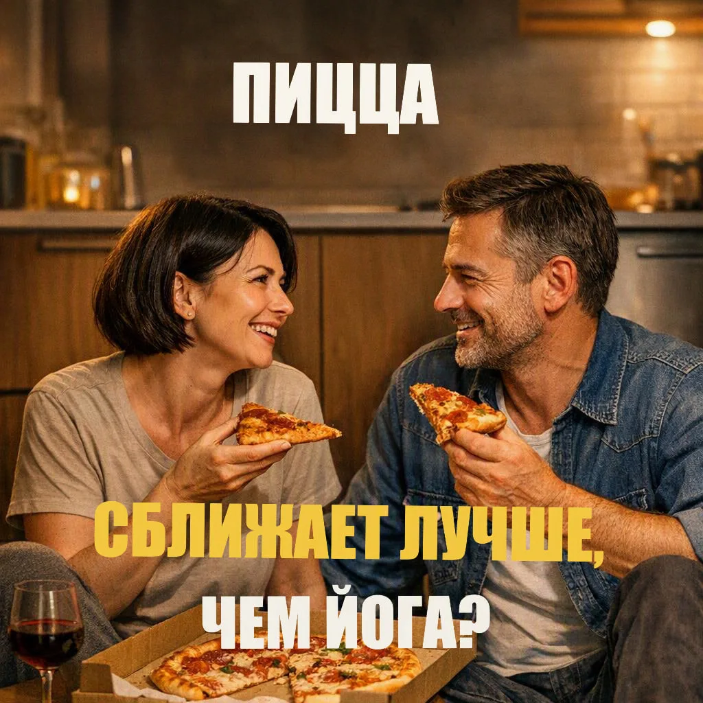 Почему совместное поедание пиццы на диване сближает сильнее идеального свидания? 🍕🛋