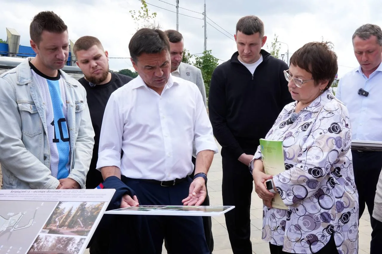 В этом году завершаем благоустройство Богородского бульвара и лесопарка «Волхонка» в Но...
