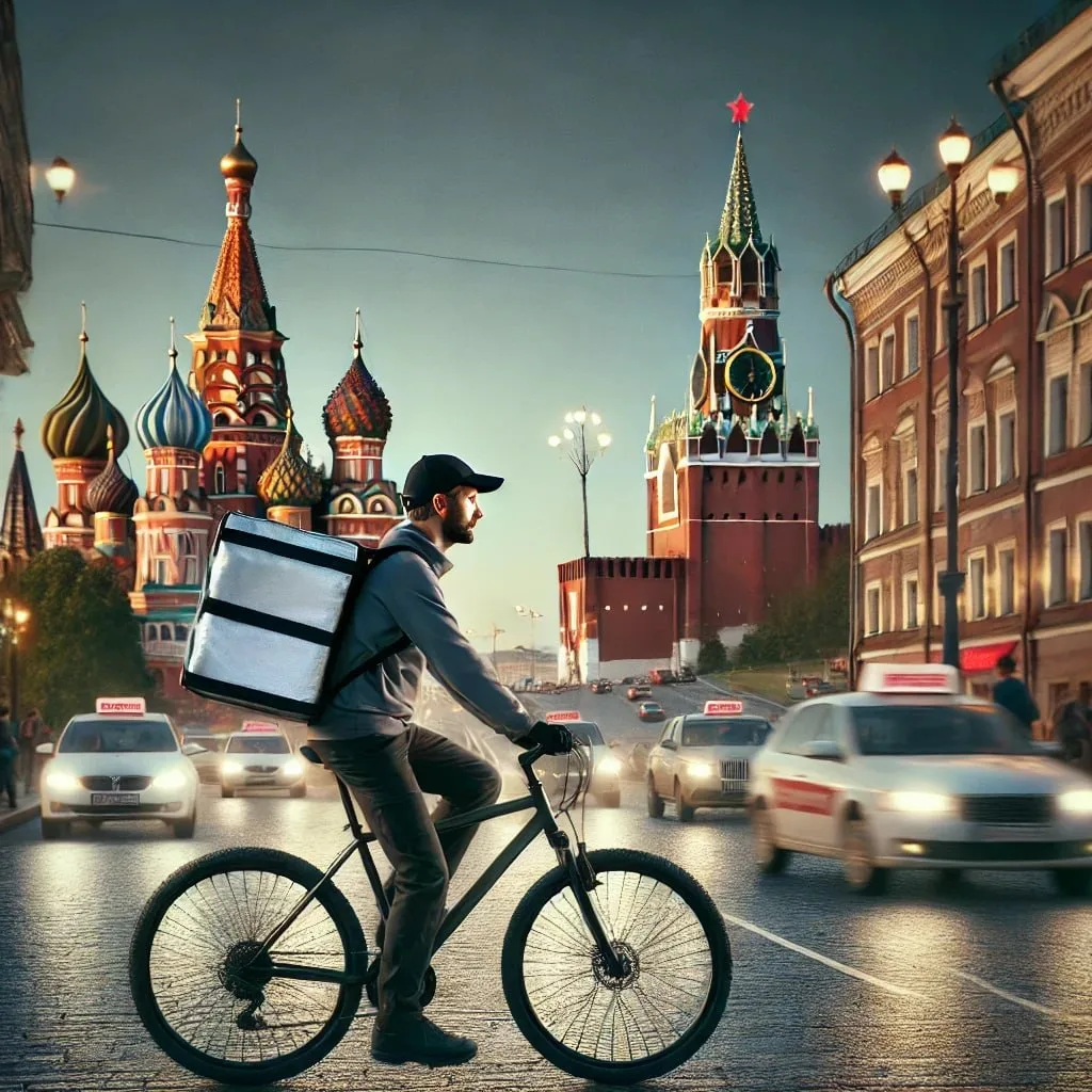 В Москве курьеров обяжут ежегодно сдавать тесты на знание ПДД и сервисной этики с 15 ок...