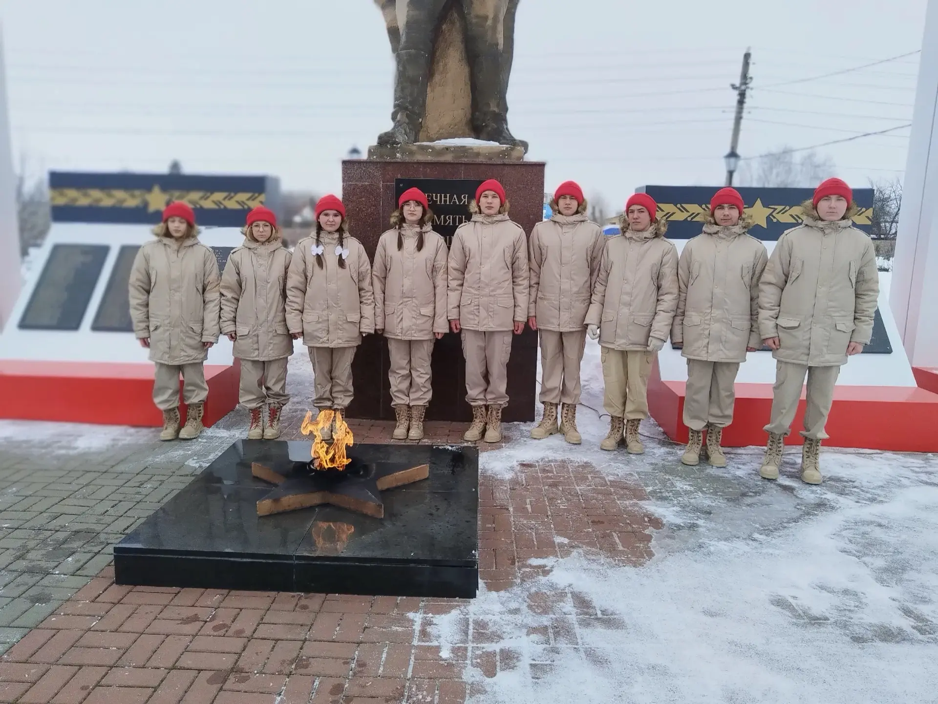 В поселке Комсомолец почтили память тех, кто доблестно защищал интересы своего Отечества    24 февра