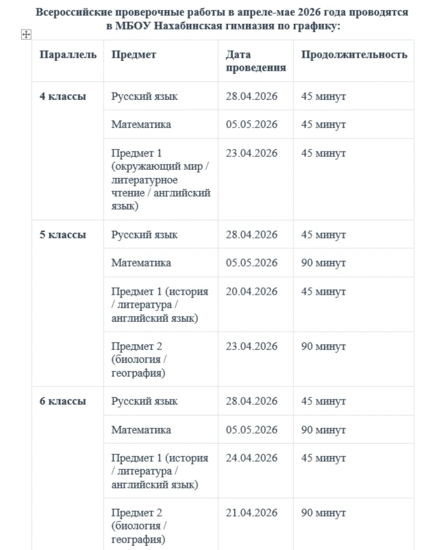 Проведение ВПР в апреле-мае 2026 года.   Уважаемые ученики 4-х-8-х, 10-х классов и их родители!  Адм