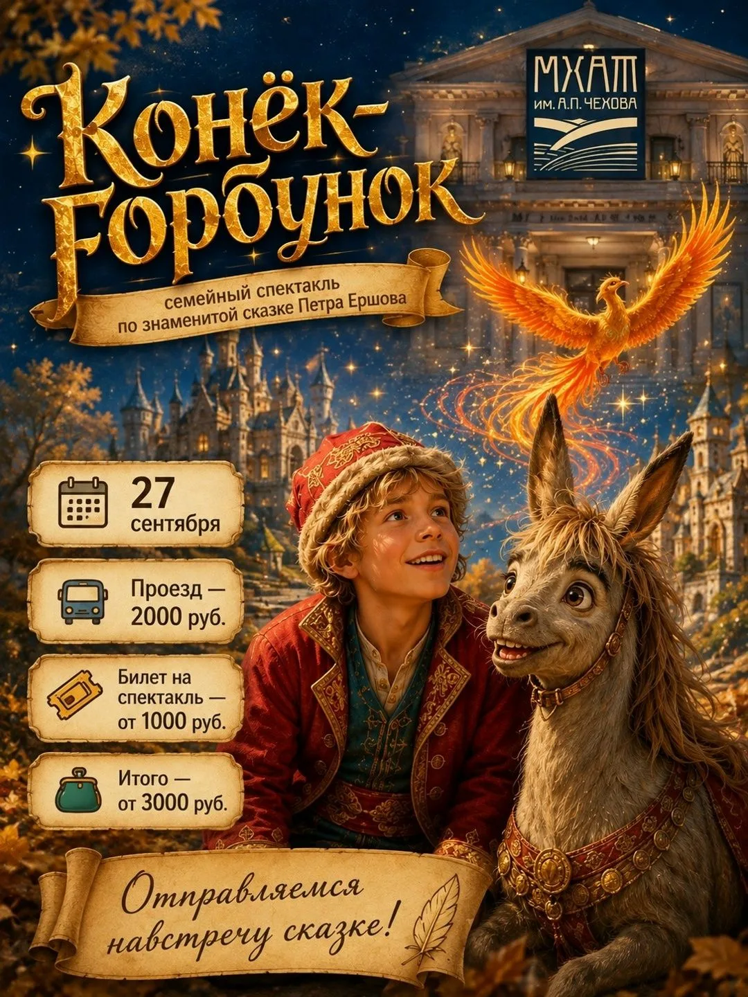 🐎 Кто оседлает Конька-Горбунка — тот и до царского дворца доберётся!