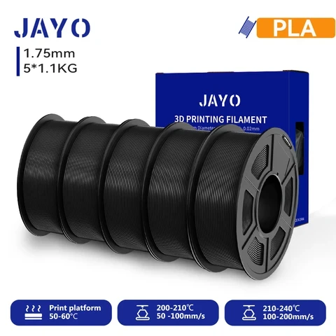 Устал менять катушки каждые пару часов? 🌀 JAYO PLA 1.75 мм — 5 или 10 рулонов сразу, чтобы печатать