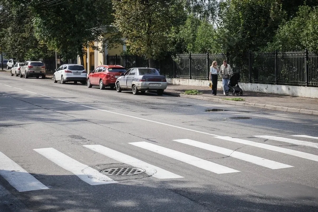 В Рыбинске появились новые пешеходные переходы, которые давно «просились»