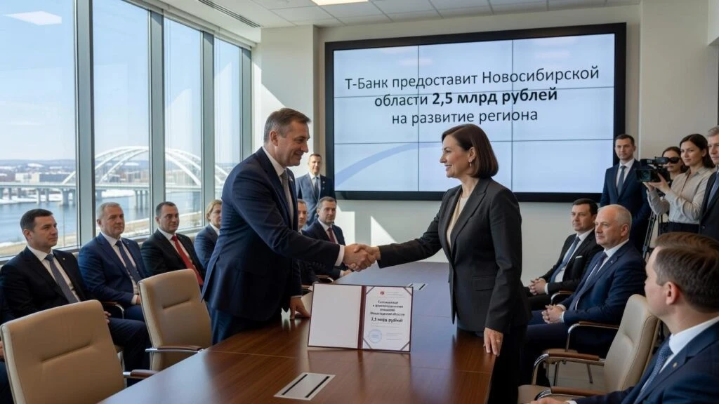 📰 Т-Банк предоставит Новосибирской области 2,5 млрд рублей на развитие региона