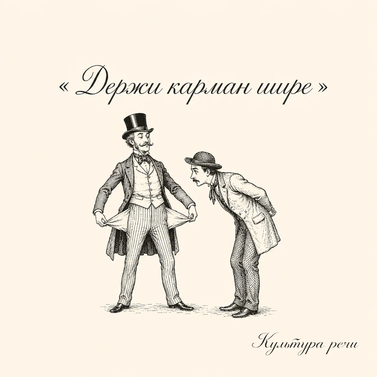 Держи карман шире