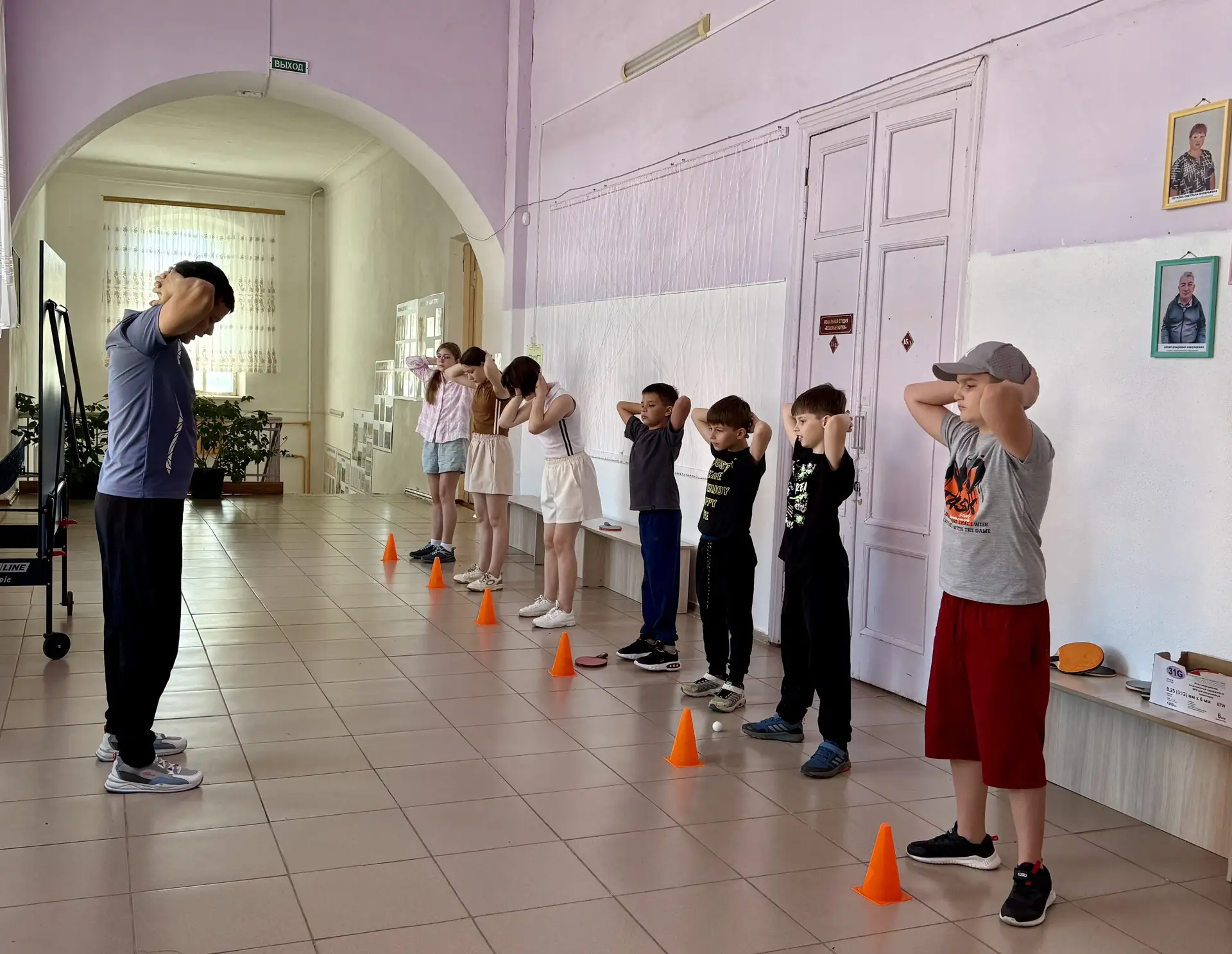 🏓А вы знаете, с чего начинаются занятия по настольному теннису у наших ребят?

💪🏻С разминки и зар