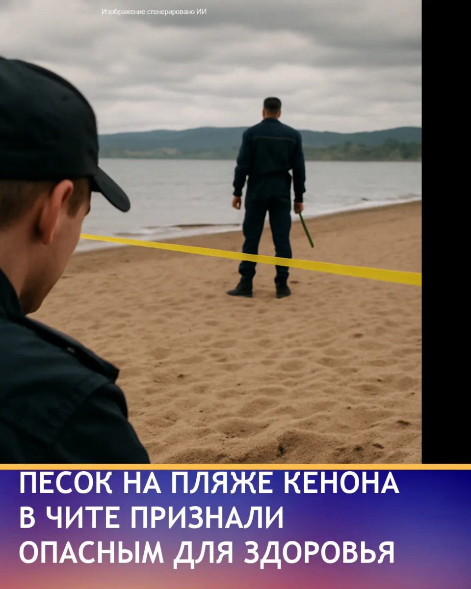 Пляж на озере Кенон в Чите теперь опасен для гурманов песка и любителей босых прогулок. Роспотребнад