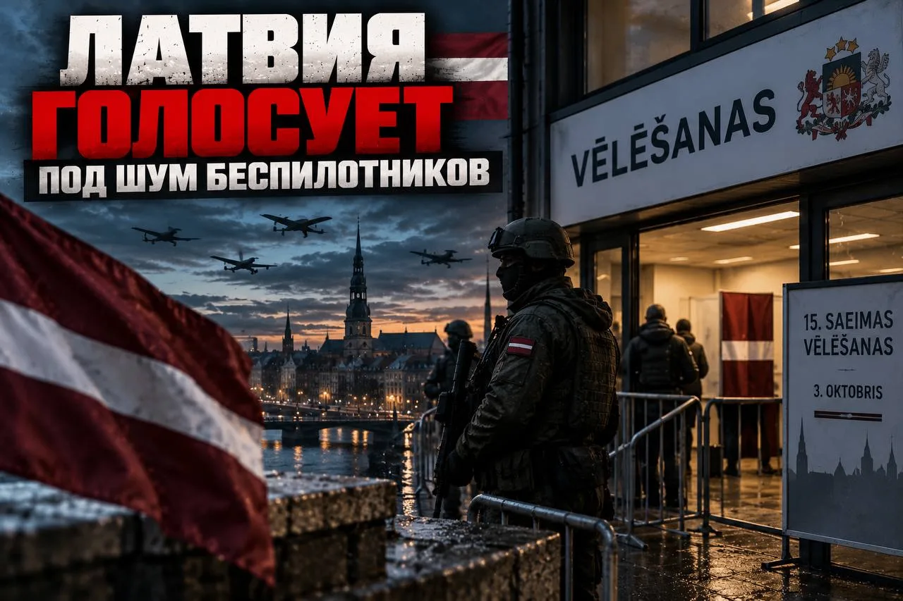 ⚡️ Латвия голосует под шум беспилотников