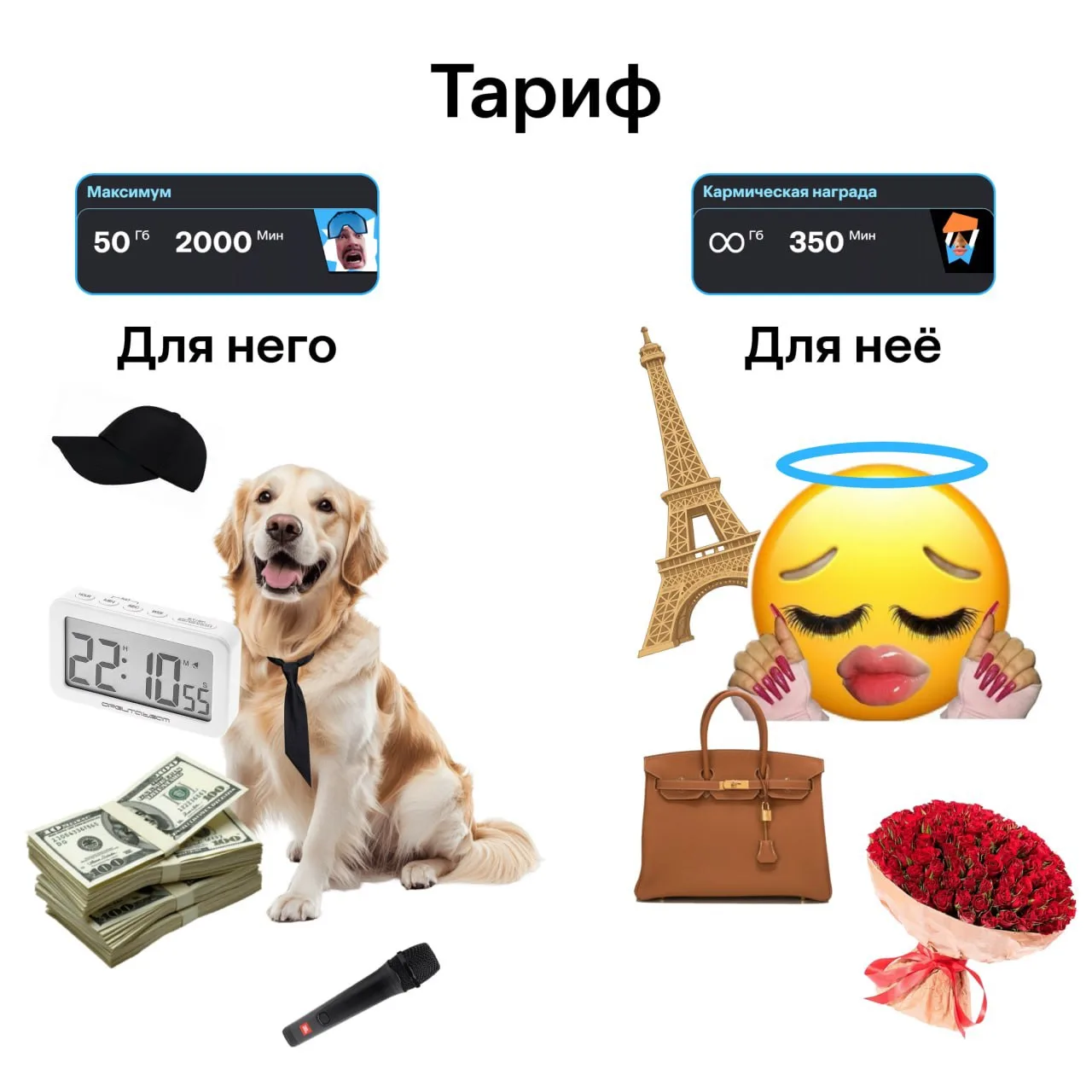 Идеальные пары идеальны во всём. Даже в тарифах