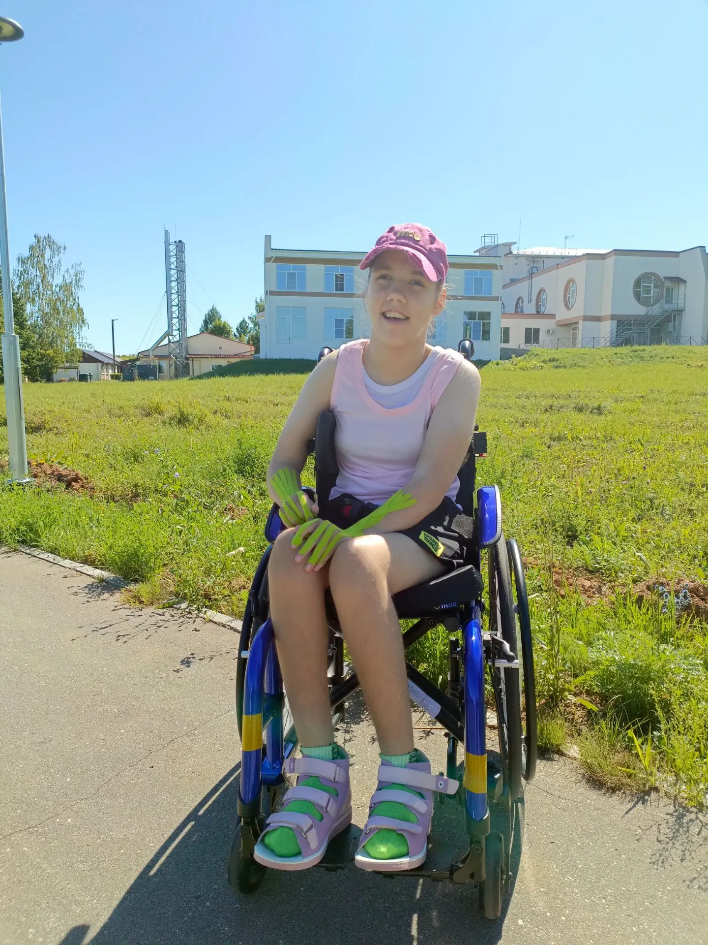 Между процедурами солнечные ванны 😃
