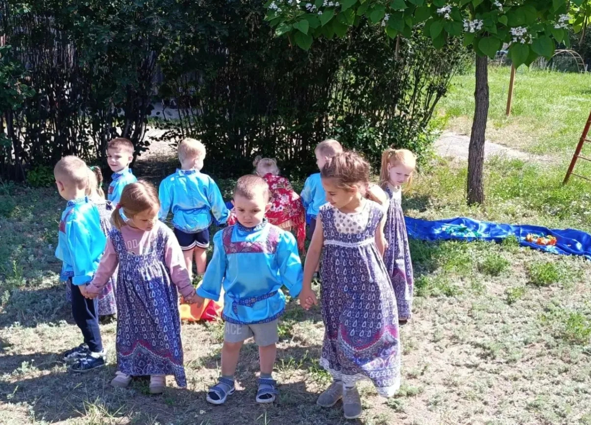 В нашем детском саду прошло увлекательное мероприятие, посвящённое народным играм, праздникам и обря
