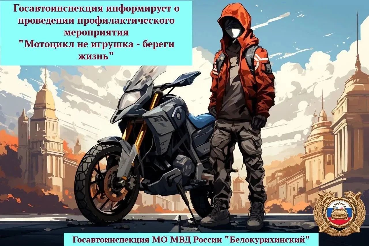 Для профилактики ДТП с участием несовершеннолетних водителей мототранспорта Белокурихин...