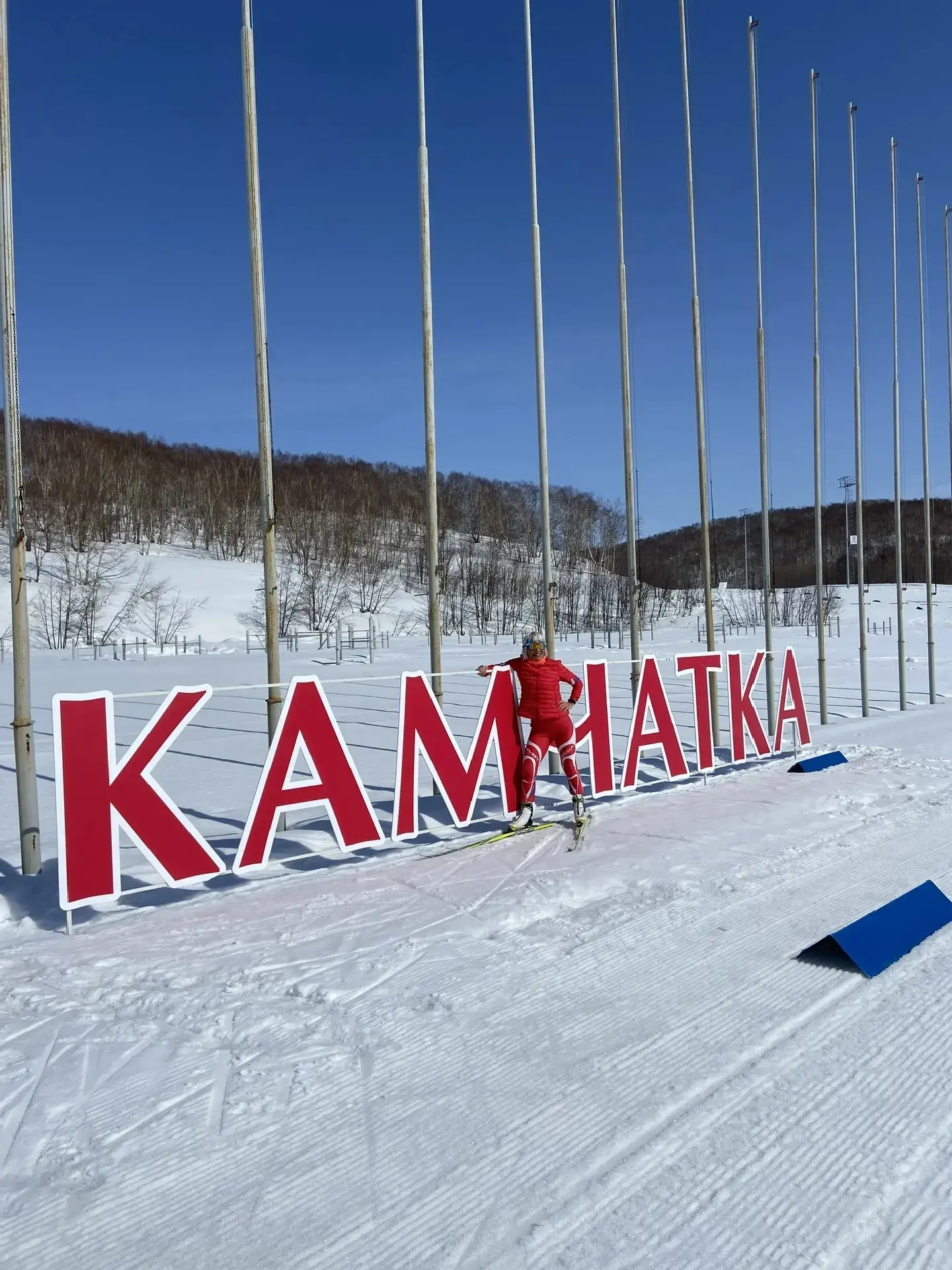 Зоя Телегина — чемпион Камчатского лыжного марафона  12 апреля в Петропавловске-Камчатском прошёл Ка