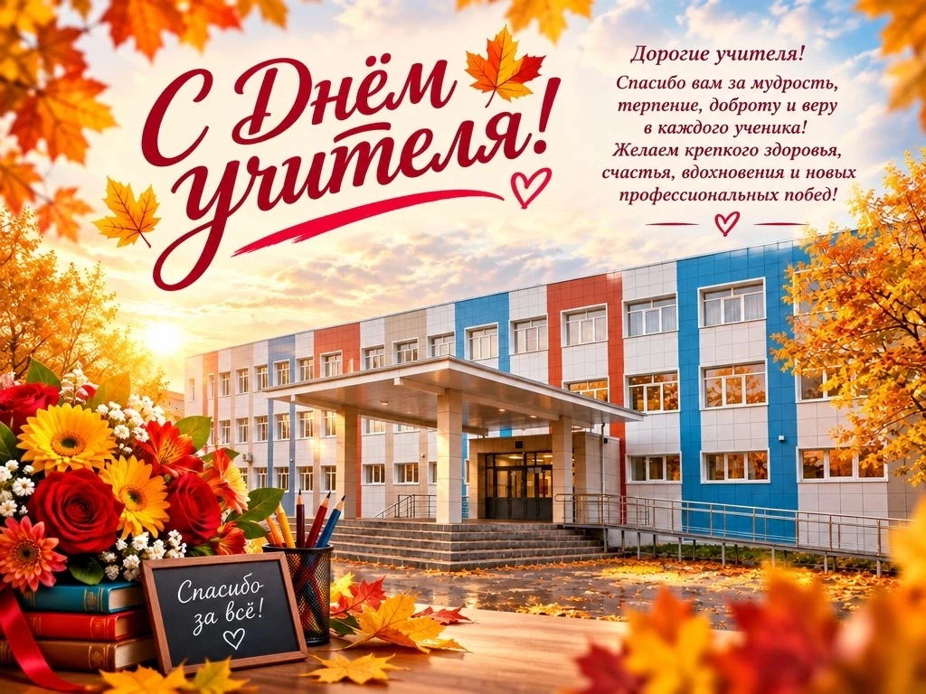 🍁 Дорогие наши учителя!