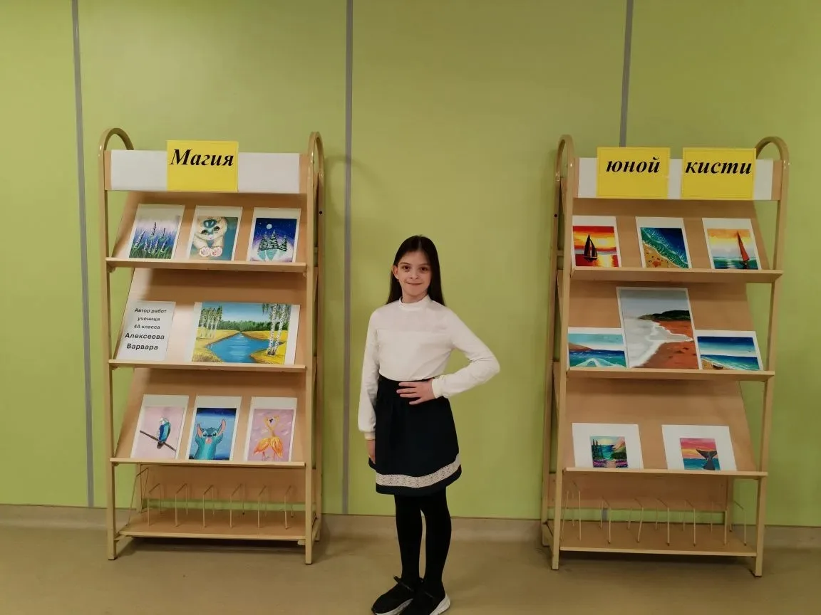 Какие же талантливые ребята учатся в Пятнашке!🤩  Ученица 4А класса Алексеева Варвара увлекается живо