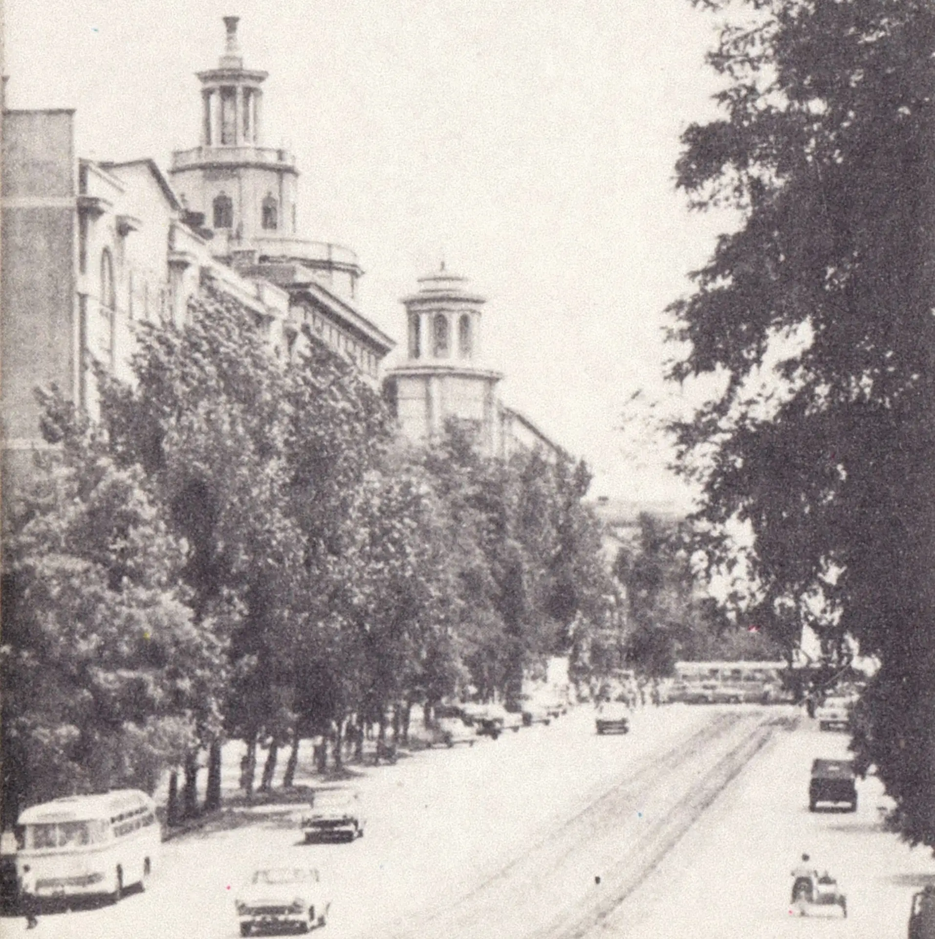Открытка 1968 года. Буденновский проспект