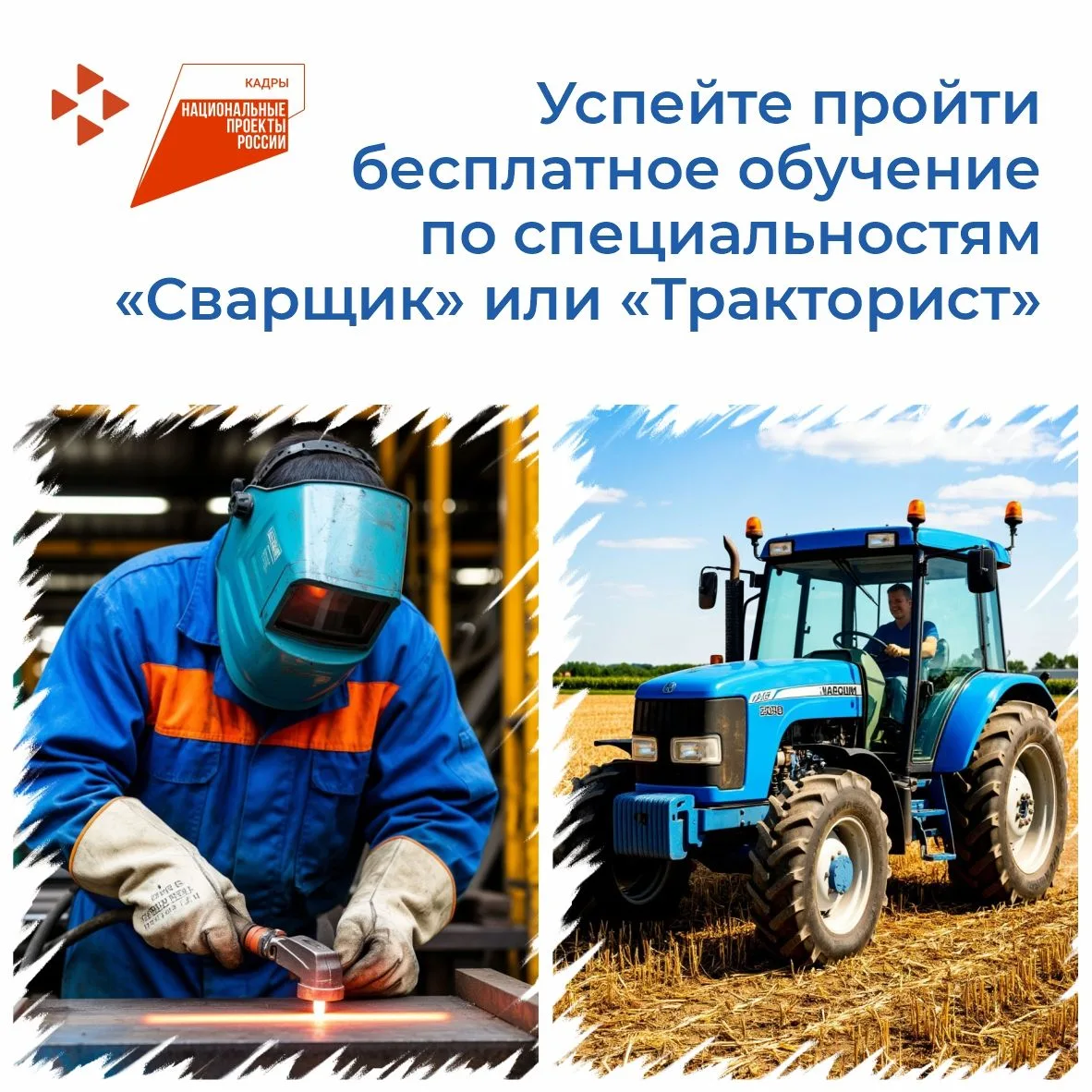 🚀 Бесплатное переобучение: откройте для себя новые профессии!