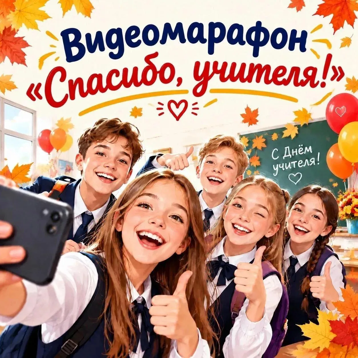 🎬 Видеомарафон ко Дню учителя!