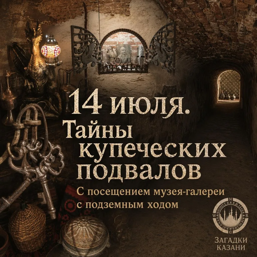 Экскурсии на этой неделе: 

⛵14 июля 18:00 Тайны купеческих подвалов 
Пройдем по местам, связанным с
